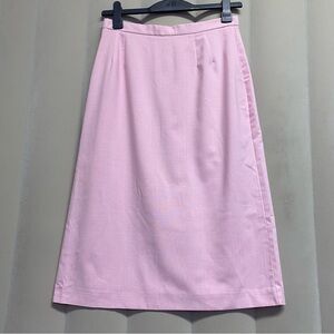 Vintage Ira Joyce Womens Skirt Size 14 (runs small) Midi Lined Barbiecore 80s